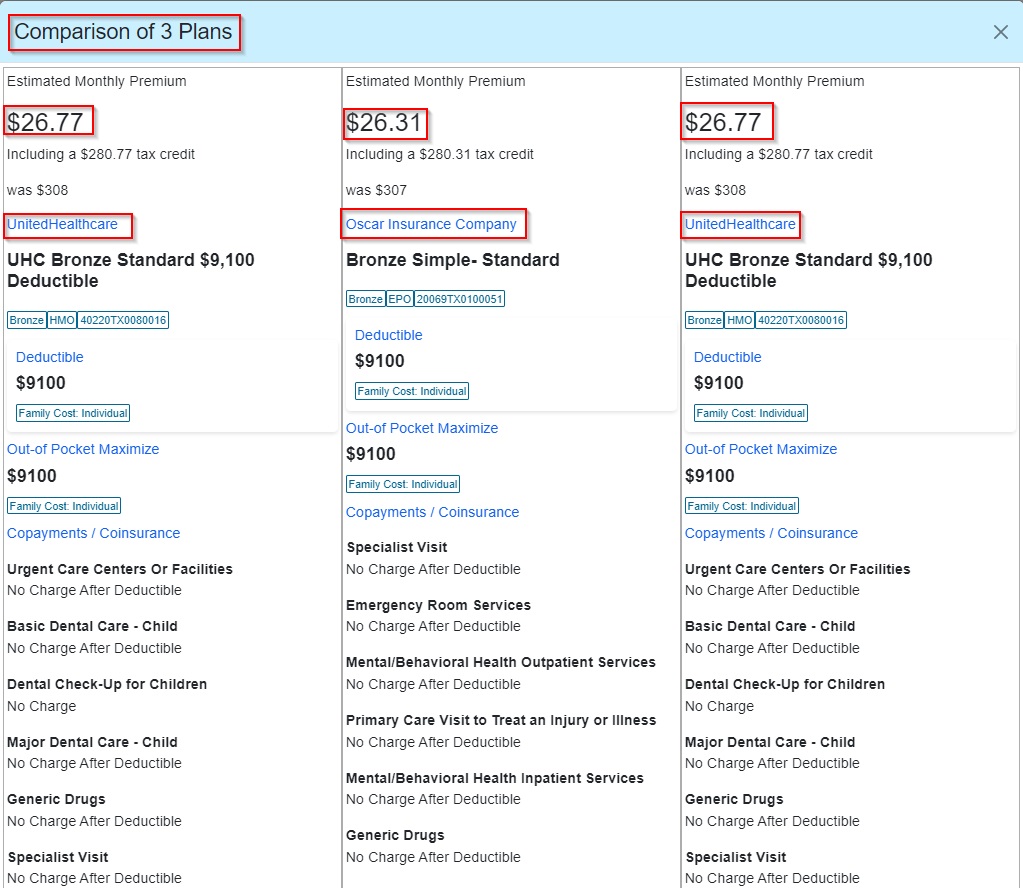 Marketplace search Plan